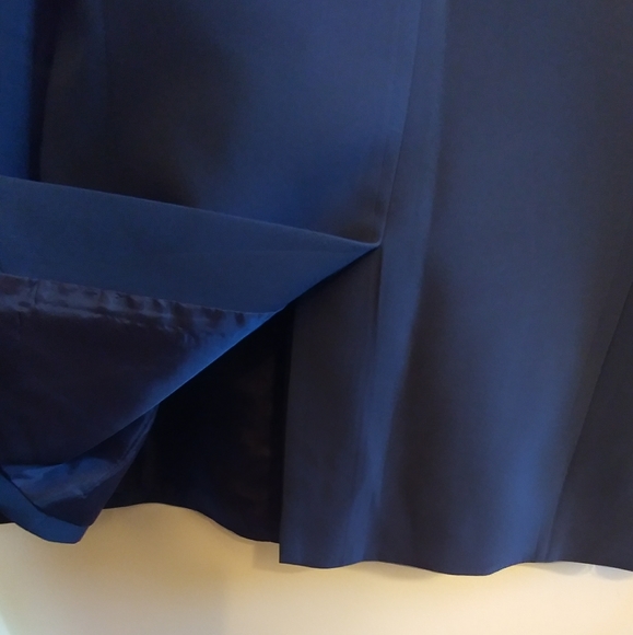 Donna Karen Navy Blue Blazer Jacket - Picture 14 of 16